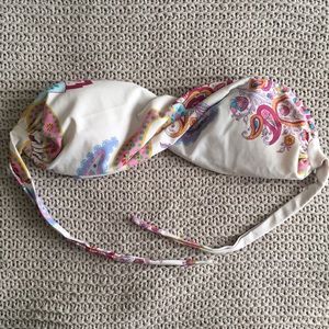 Strapless bikini top